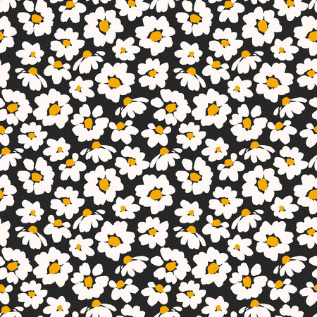 Floral seamless pattern. Vector design for paper, cover, fabric, interior decor and other usersのイラスト素材