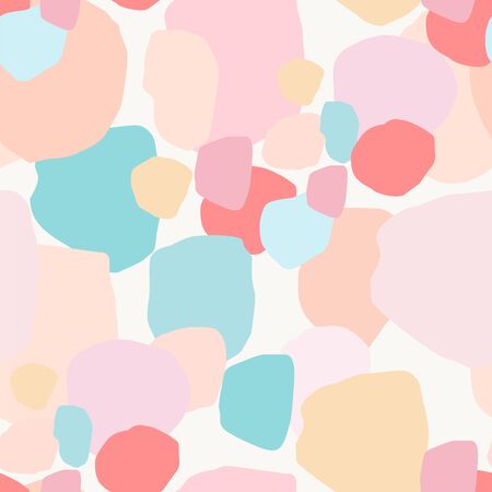 Abstract artistic seamless pattern with gentle light spots.のイラスト素材