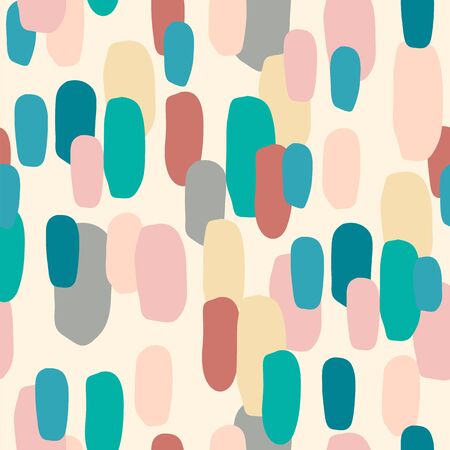 Abstract artistic seamless pattern with spots. Modern abstract designのイラスト素材