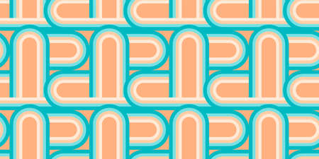 Abstract geometric seamless pattern. Contemporary style. Modern design for paper, cover, fabric, interior decor and other users.のイラスト素材