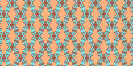Abstract geometric seamless pattern. Contemporary style. Modern design for paper, cover, fabric, interior decor and other users.のイラスト素材