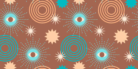 Abstract geometric seamless pattern. Contemporary style. Modern design for paper, cover, fabric, interior decor and other users.のイラスト素材