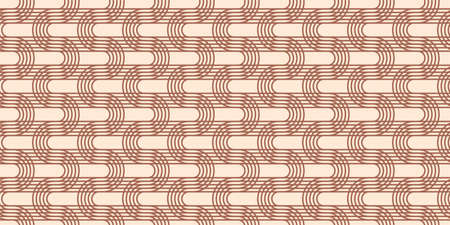 Abstract geometric seamless pattern. Contemporary style. Modern design for paper, cover, fabric, interior decor and other users.のイラスト素材