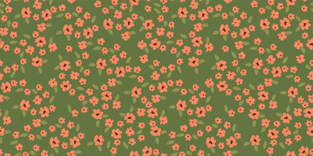 Floral seamless pattern. Vector design for paper, cover, fabric, interior decor and otherのイラスト素材