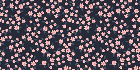 Floral seamless pattern. Vector design for paper, cover, fabric, interior decor and otherのイラスト素材