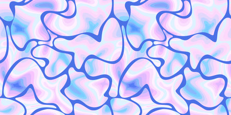 Holographic abstract pattern. Trendy seamless print. Vector design for paper, cover, fabric, interior decor and other useのイラスト素材