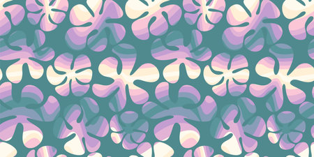 Holographic abstract pattern. Trendy seamless print. Vector design for paper, cover, fabric, interior decor and other useのイラスト素材