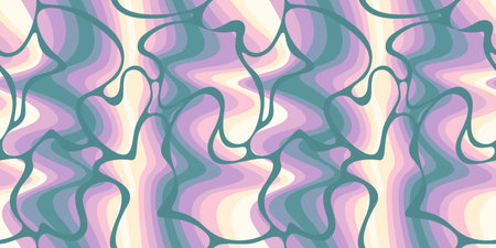 Holographic abstract pattern. Trendy seamless print. Vector design for paper, cover, fabric, interior decor and other useのイラスト素材