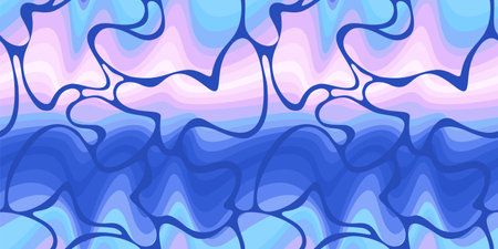 Holographic abstract pattern. Trendy seamless print. Vector design for paper, cover, fabric, interior decor and other useのイラスト素材