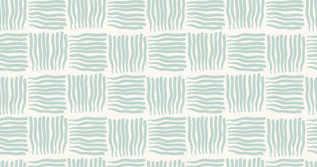 Ethnic geometric seamless pattern. Modern abstract design for paper, cover, fabric, interior decor and otherのイラスト素材