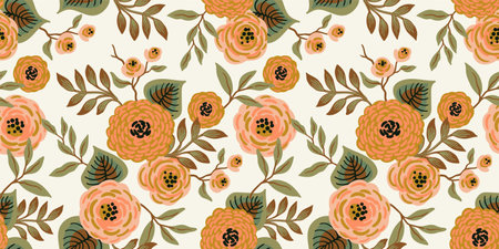 Floral seamless pattern. Vector design for paper, cover, fabric, interior decor and otherのイラスト素材