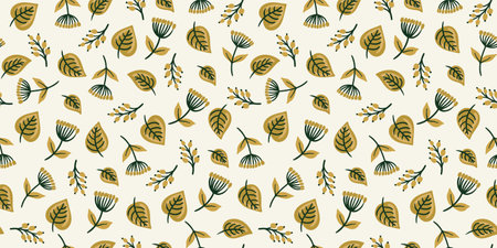 Floral seamless pattern. Vector design for paper, cover, fabric, interior decor and otherのイラスト素材