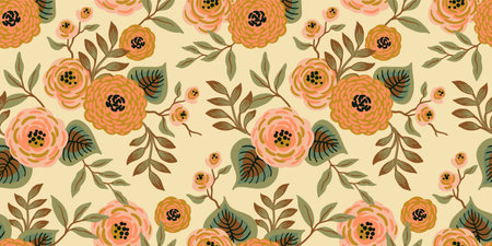Floral seamless pattern. Vector design for paper, cover, fabric, interior decor and otherのイラスト素材