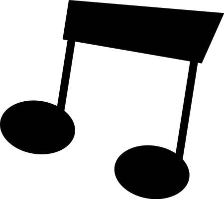 Tone music icon design. Note music icon in trendy flat style design. Vector illustration.Web. Vector illustrationのイラスト素材