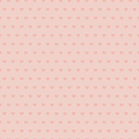Seamless pattern with red hearts. Light pink vector layout with sweet hearts. Illustration with the...