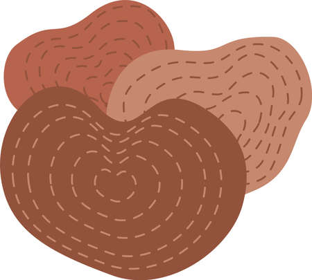 Abstract figures in neutral tones. Simple vector illustration, for children, magazines, advertising, mobile applications.のイラスト素材