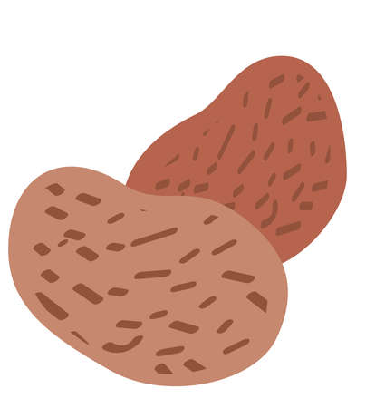 Abstract figures in neutral tones.のイラスト素材