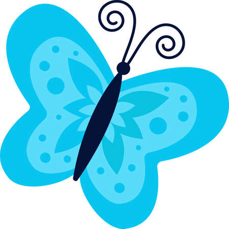 Cartoon illustration of a butterfly on a white background.Vector illustration of a butterfly. The idea for   coloring books, magazines, printing on clothes, advertising.のイラスト素材