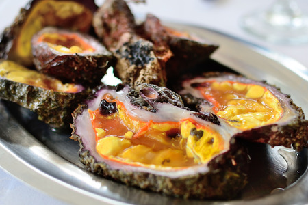 Fresh shellfish from the Greek seas.