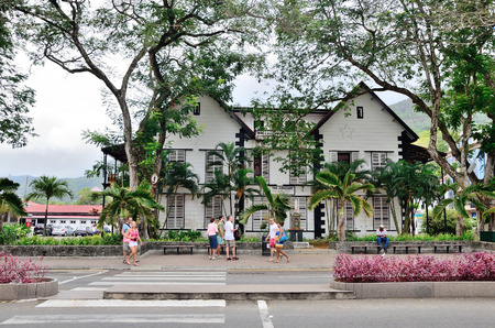 The office of The Judiciary  - Supreme court of SeychellesVictoria, Seychelles - August 31, 2013のeditorial素材