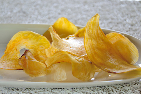 Banana chipsの写真素材