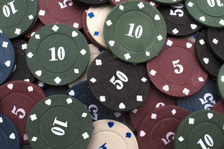 casino chipsの写真素材