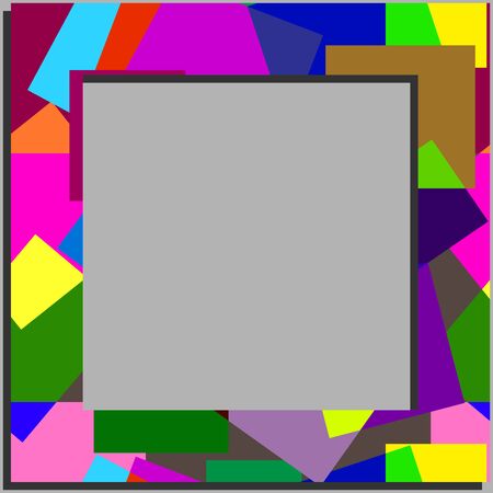 Modern frame. Vector illustration. Background.のイラスト素材