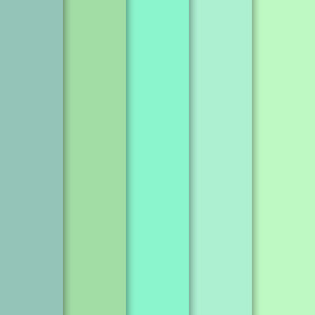 Collection of neo-mint colors. Neo mint color of the year 2020 inscription. 3D vector background, illustration.のイラスト素材
