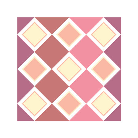 Vector drawn cute checkered pattern. Abstract cute pattern ideal for fabric, textile, wallpaper.のイラスト素材