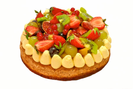 fruit cakeの写真素材