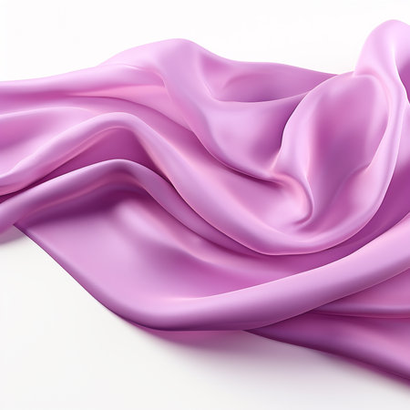 Smooth elegant lilac silk or satin texture can be used as background. 3d renderingの素材