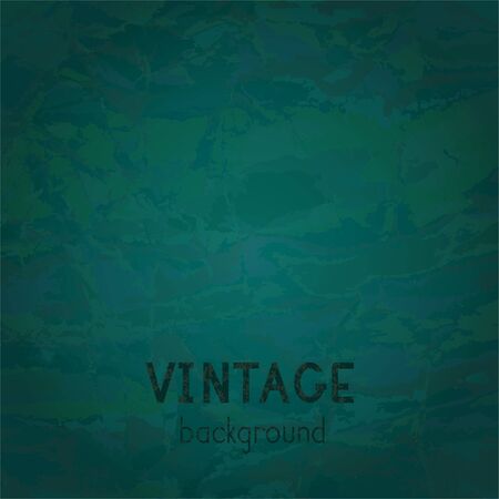 Vector vintage background. Grunge texture of old paper. Green.のイラスト素材
