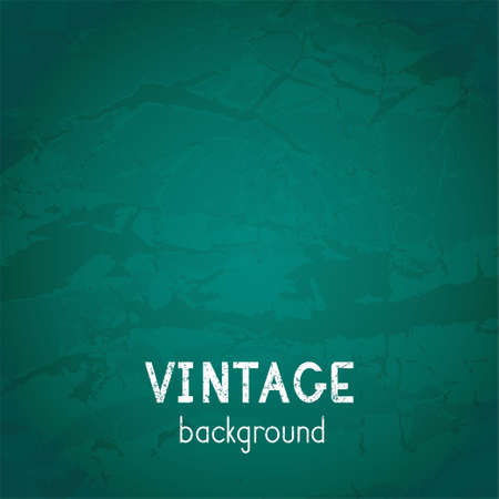 Vector vintage background. Grunge texture of old paper. Green.のイラスト素材