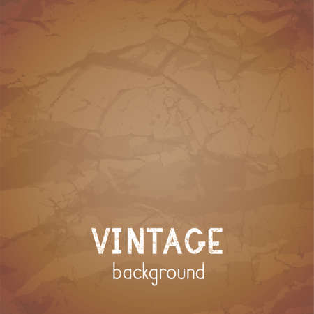 Vector vintage background. Grunge texture of old paper.のイラスト素材