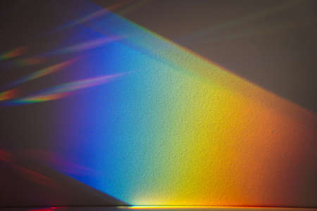 Rainbow background with for products and overlays