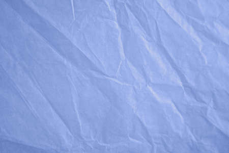 an empty wrinkled tissue paper textured background In Color of the year 2022 very peri dynamic vibrant periwinkle blue violetの写真素材