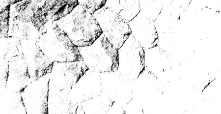 Rough black and white texture vector. Distressed overlay texture. Grunge background. Abstract textured effect. Vector Illustration. Black isolated on white background. EPS10のイラスト素材