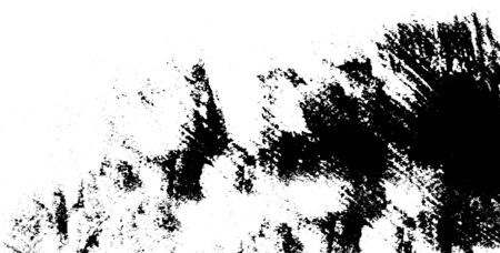 Vector brush sroke texture. Distressed uneven grunge background. Abstract distressed vector illustration. Overlay over any design to create interesting effect and depth. Black isolated on white.のイラスト素材