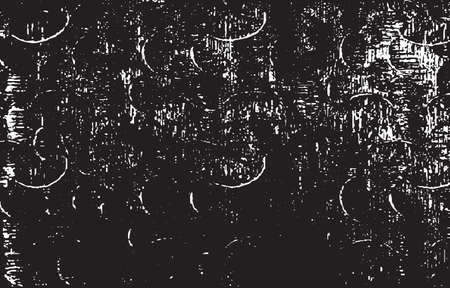 Scratched and Cracked Grunge Urban Background Texture Vector. Dust Overlay Distress Grainy Grungy Effect. Distressed Backdrop Vector Illustration. Isolated Black on White Background.のイラスト素材