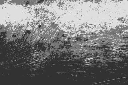 Scratched Grunge Urban Background Texture Vector. Dust Overlay Distress Grainy Grungy Effect. Distressed Backdrop Vector Illustration. Isolated Black on White Background.のイラスト素材
