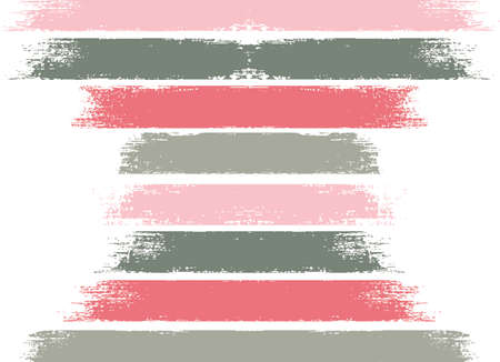 Colorful uneven lines, stripes and vector brush srokes texture. Distressed uneven background made of lines of different colors. Abstract vector illustration. EPS10のイラスト素材