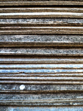 Old corrugated iron sheet texture. Abstract background and texture for design.の写真素材