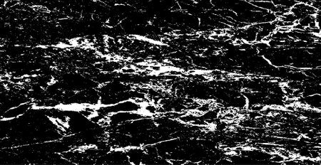 Monochrome texture composed of irregular graphic elements. Distressed uneven grunge background. Abstract vector illustration. Overlay for interesting effect and depth. Isolated onのイラスト素材