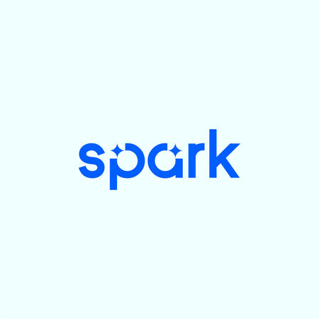 Spark Logo Design Vector Template. Initial Letter Spark Logo Design