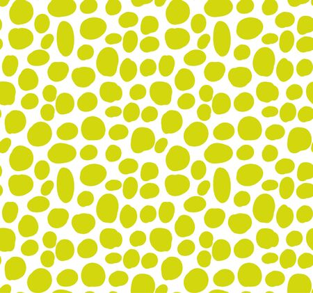 Yellow hand drawing seamless patternのイラスト素材