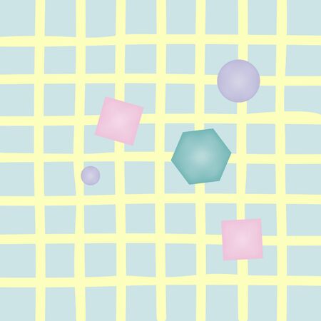 Geometric abstract illustrationのイラスト素材