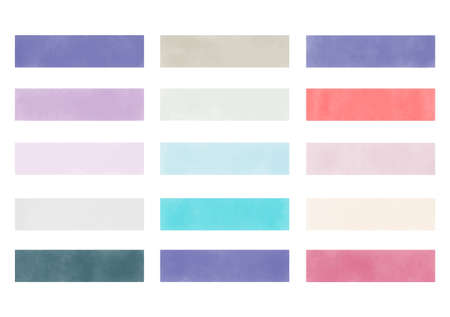 palette with the best color combinations for Very Peri. Vector . Stains of  paints for design. All shades of purple.のイラスト素材