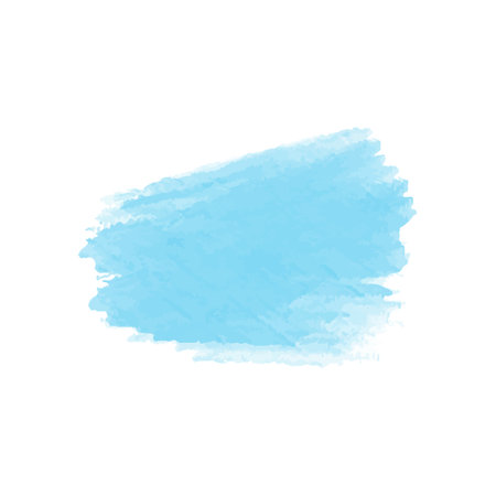 Blue watercolor paint stroke background vector illustrationのイラスト素材