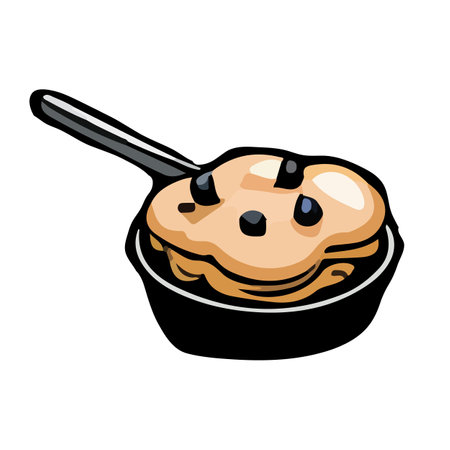 Ice Cream served in bowl. Vector hand drawn illustration in vintage engraved style. Isolated on white background.のイラスト素材