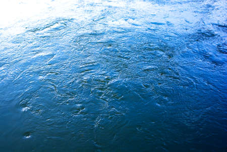 blue background made â€‹â€‹on the basis of water and waves